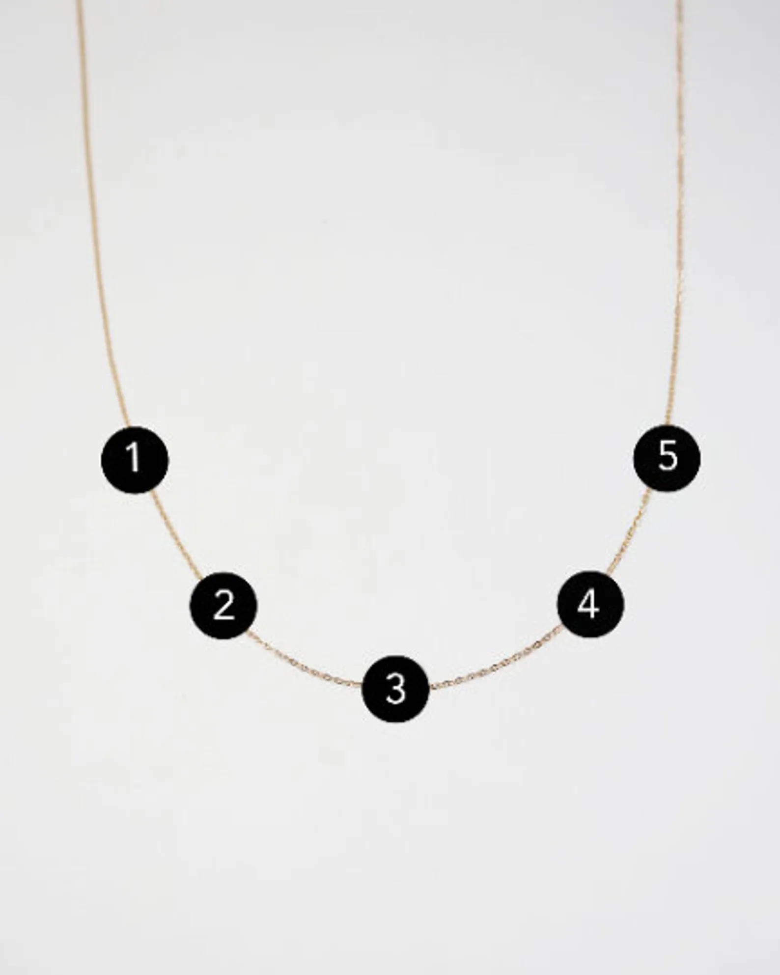 14K Gold Cursive Sideway Initial necklace