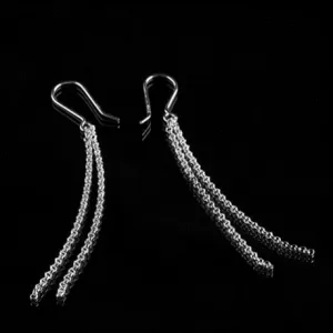 60%  DISCOUNT Claudia Lira 925 Sterling Silver Handcrafted Beaufort Tassel Earrings