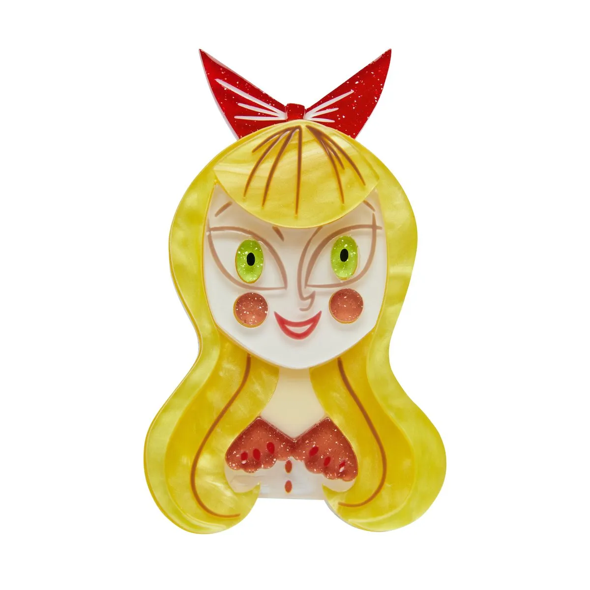 Alice's Wonderland Collection A Curiouser & Curiouser Alice Brooch