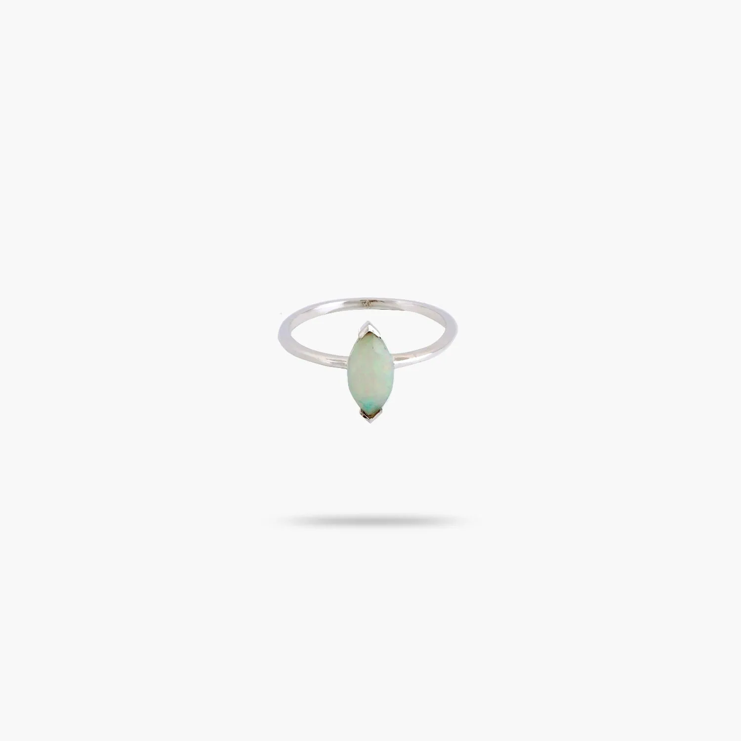 Amare Wear Ethiopia Opal Marquise Solitaire Ring