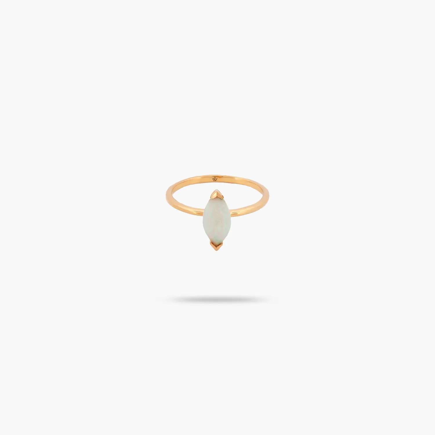 Amare Wear Ethiopia Opal Marquise Solitaire Ring