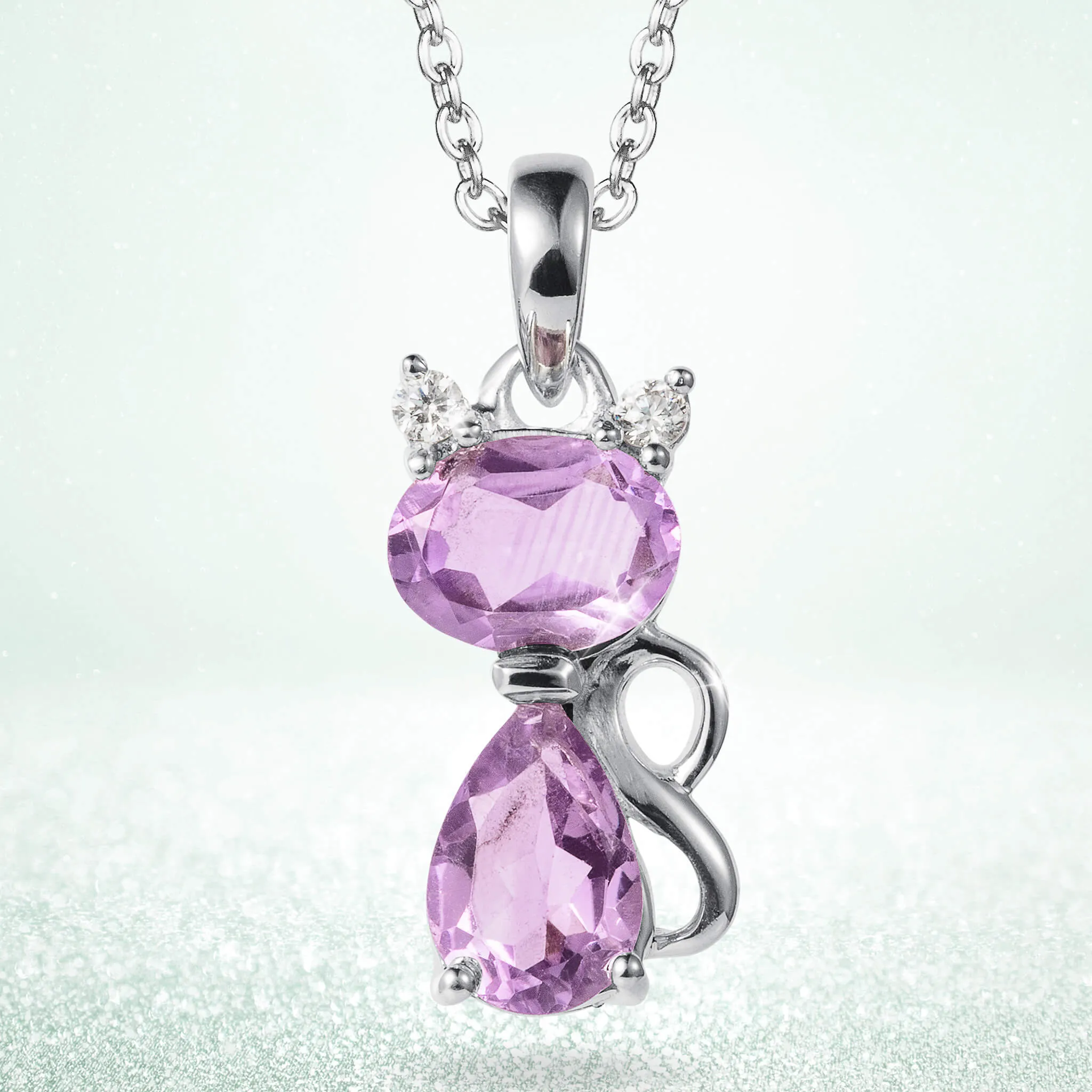 Amethyst Purrfection Pendant