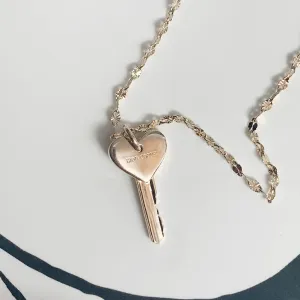 Amour Key Necklace