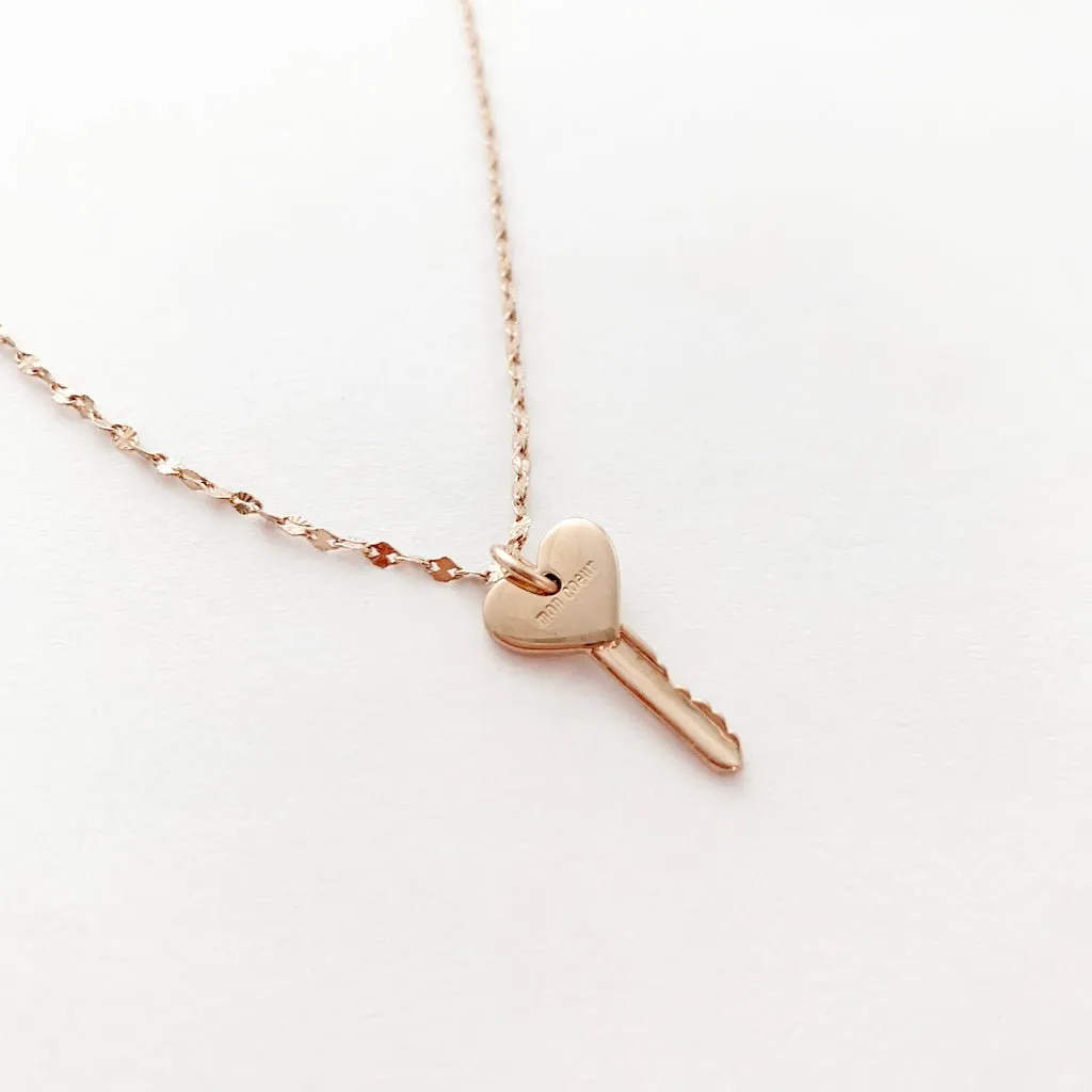 Amour Key Necklace