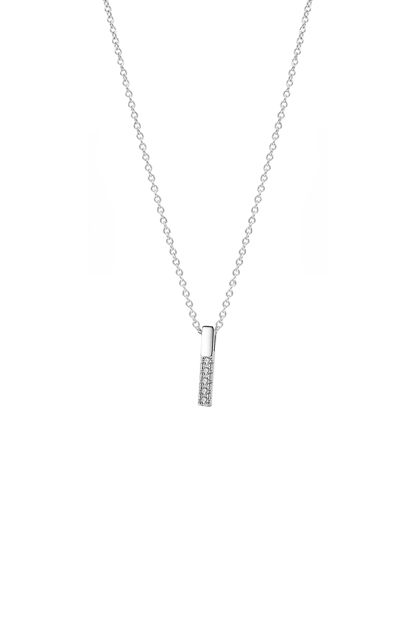 ARDEN Shiny Bar Sterling Silver Necklace