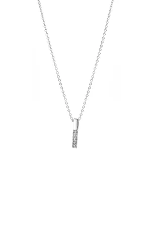 ARDEN Shiny Bar Sterling Silver Necklace