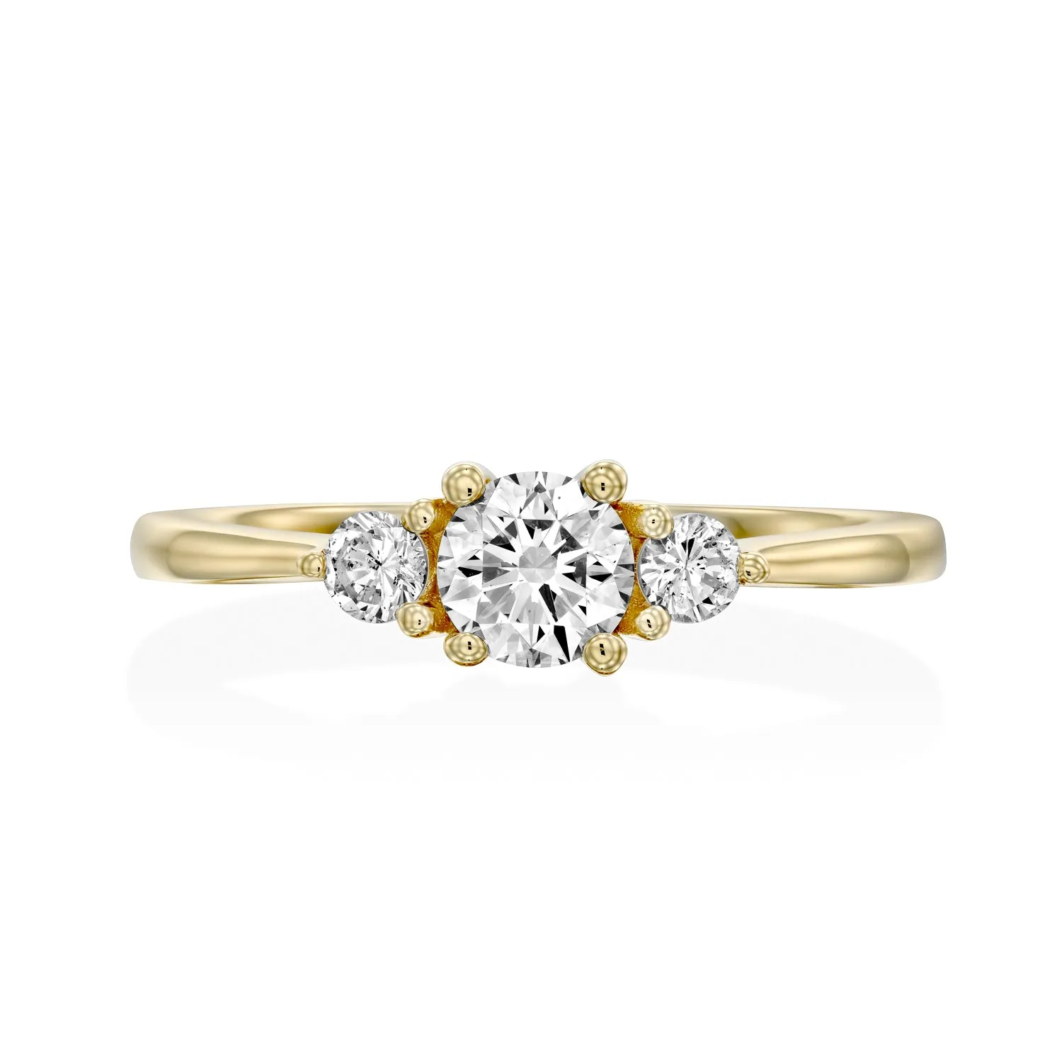 Audrey Gold Ring 4.5mm Diamond