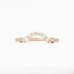 Baguette Diamond Arch Ring