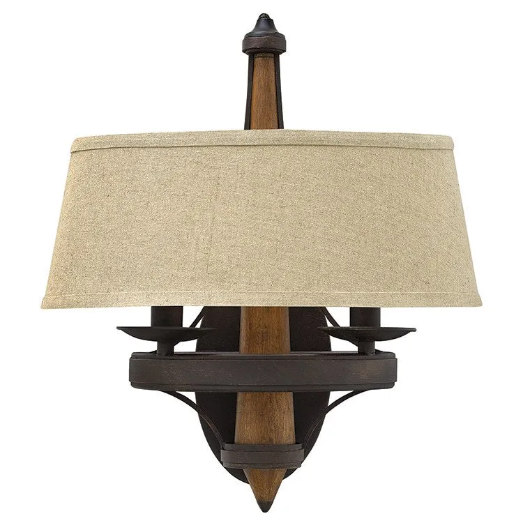 Bastille Two-Light Sconce