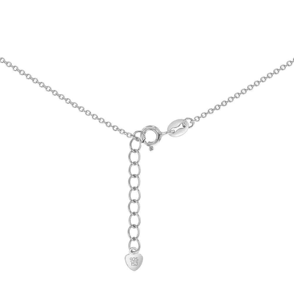 Bliss Custom Name Women's Necklace - Sterling Silver