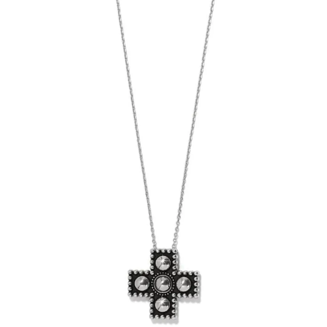 Brighton Pretty Tough Small Cross Necklace