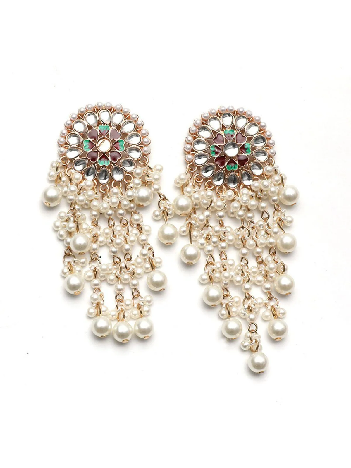 Brioni Pearl Fringe Earrings