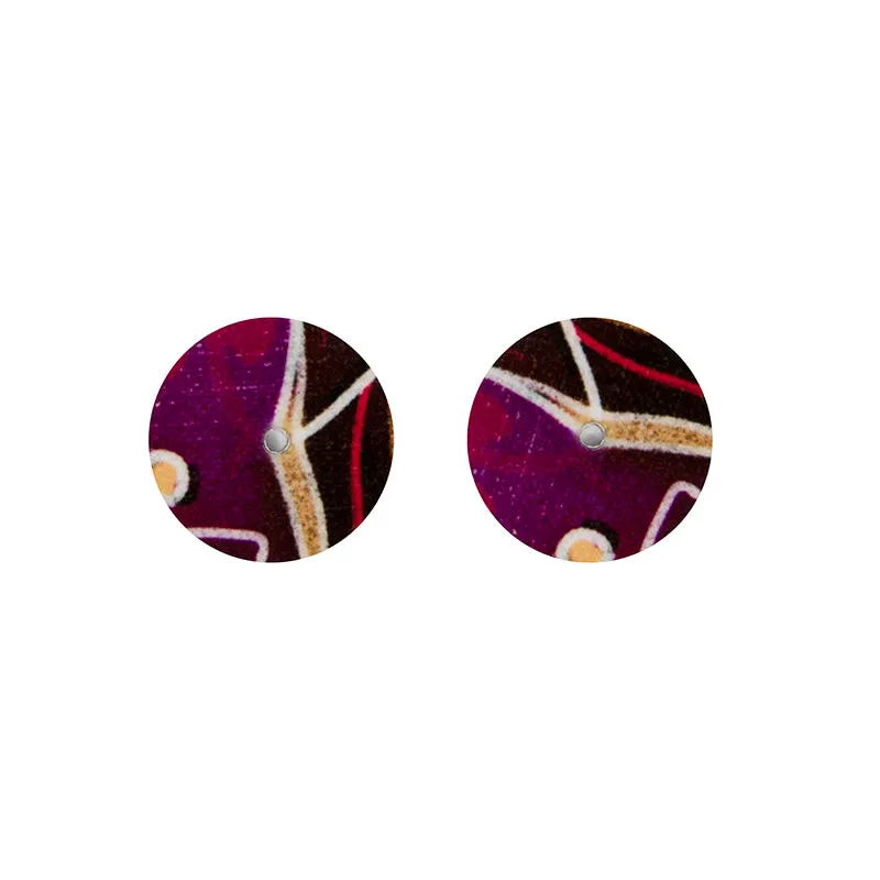 Button Stud Earring