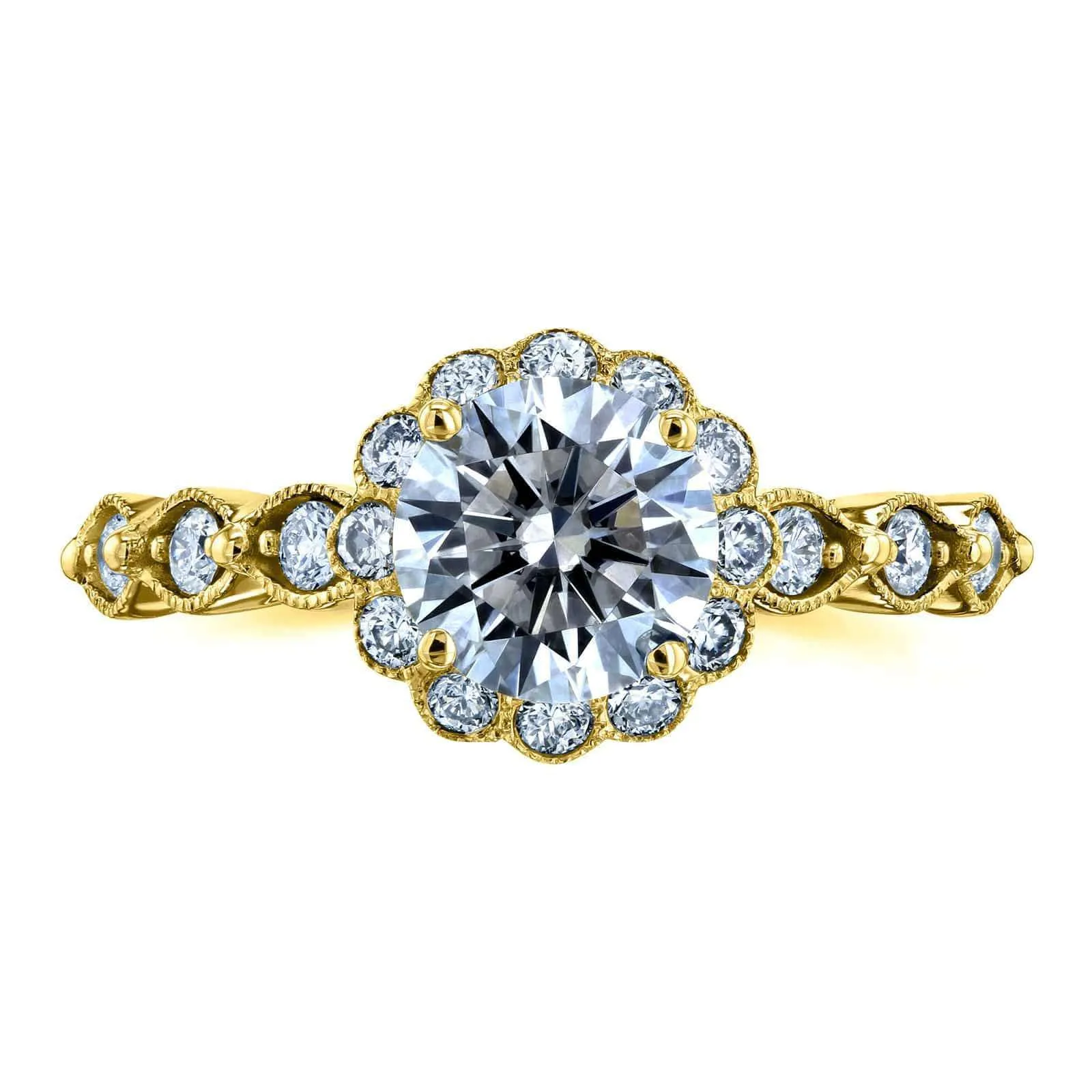 Camellia Ring - Yellow - Forever One