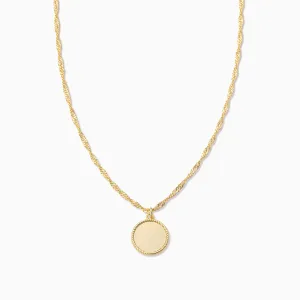 Circle Pendant Necklace