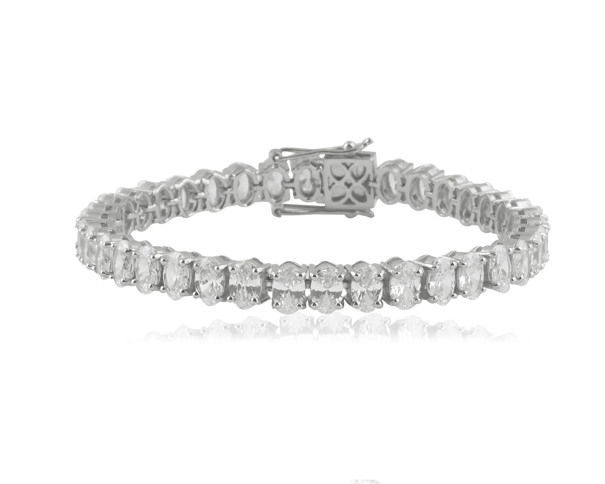 CZ Aurora Charm Tennis Bracelet