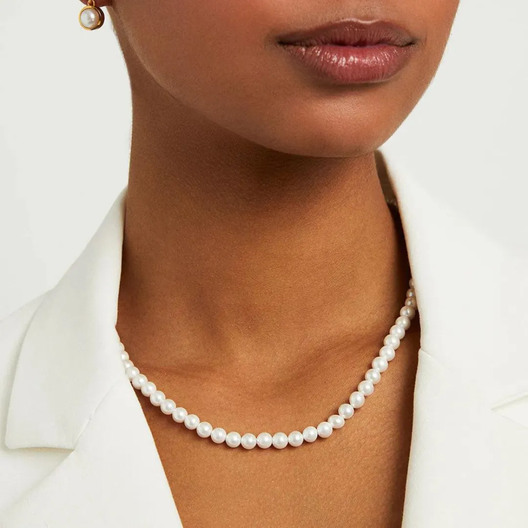 Dean Davidson Signature Pearl Necklace - Pearl/Gold