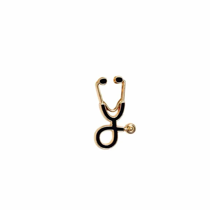 Doctors Nurses Medics Mini Stethoscope Brooches Pins