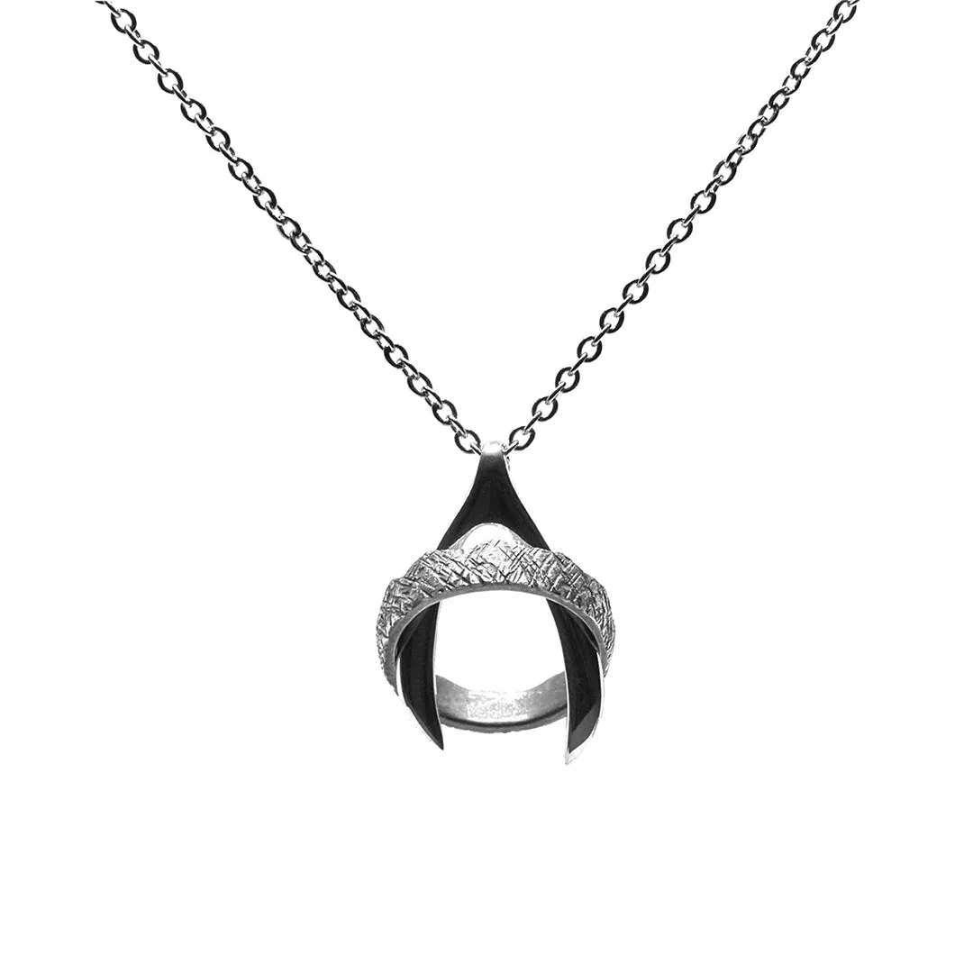 Duplet Ring Wishbone Necklaces