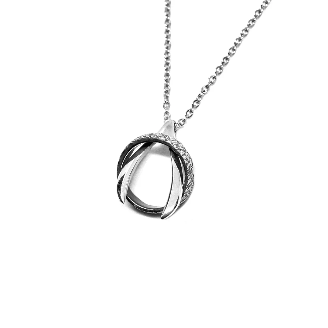 Duplet Ring Wishbone Necklaces