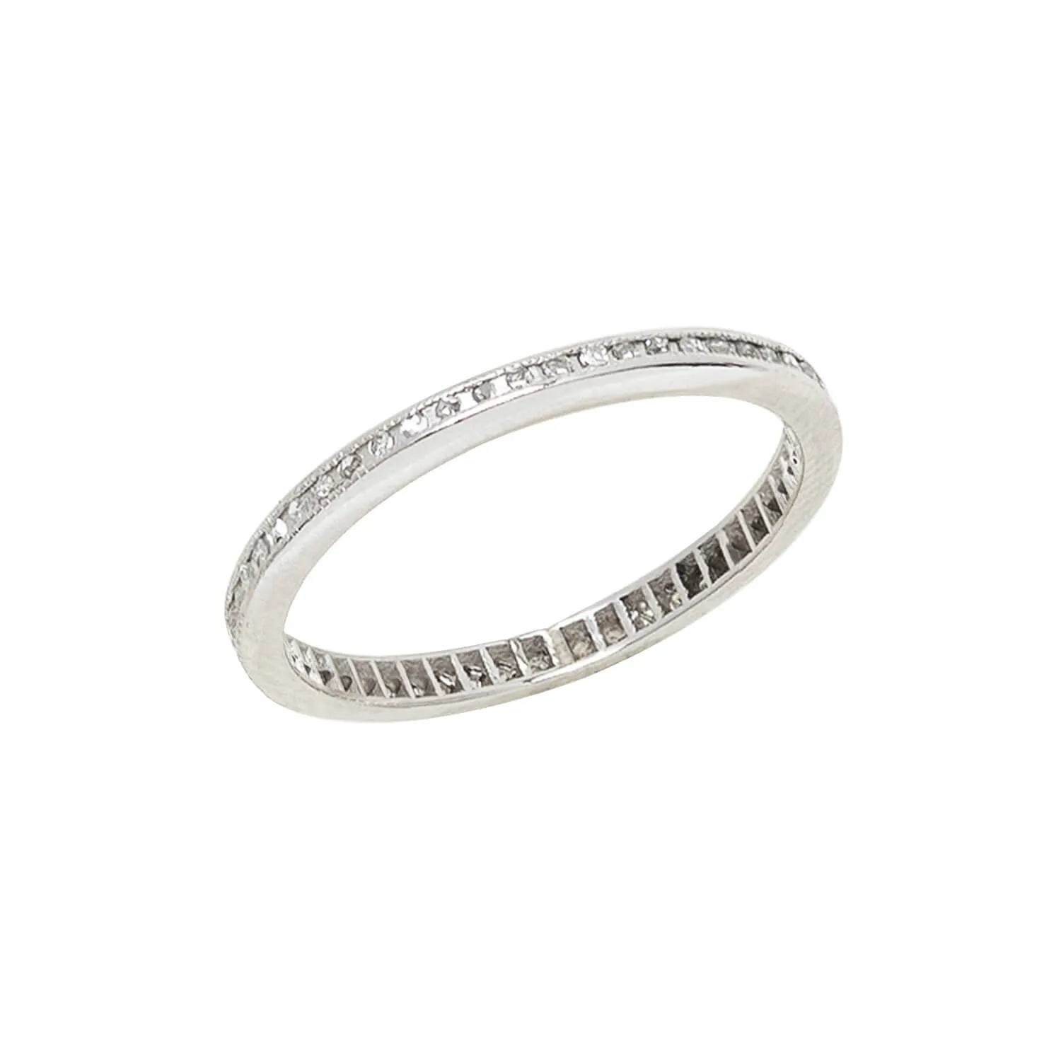 Edwardian Platinum Diamond Eternity Band