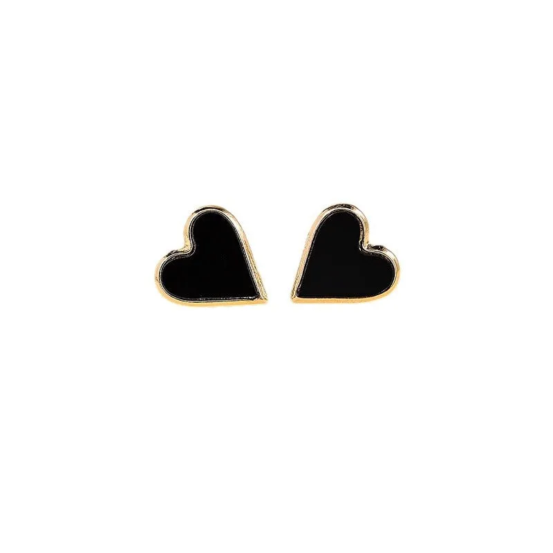 Exquisite Metal Heart Hip-Hop Women's Earrings - Vienna Verve Collection