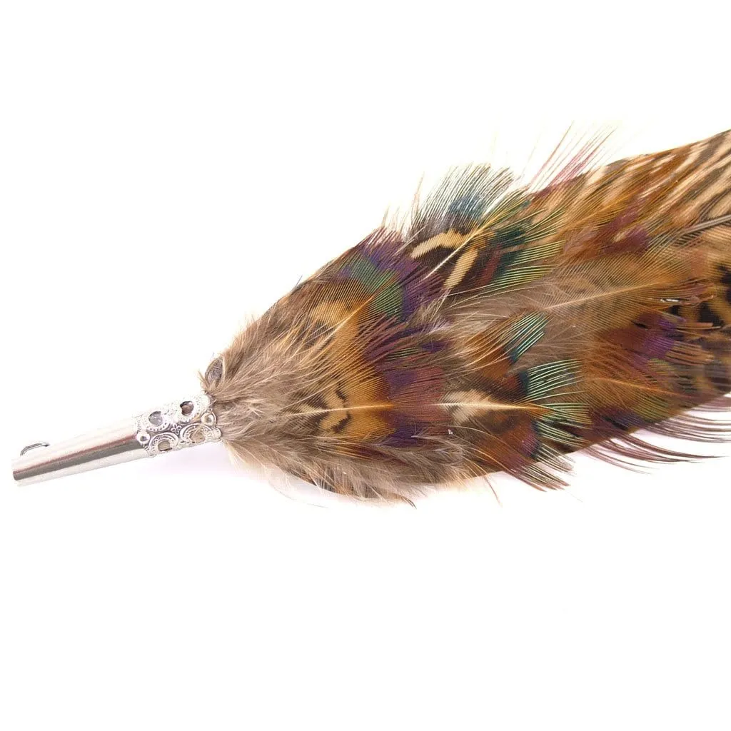 Feather Hat Pin   -    Pheasant Feathers