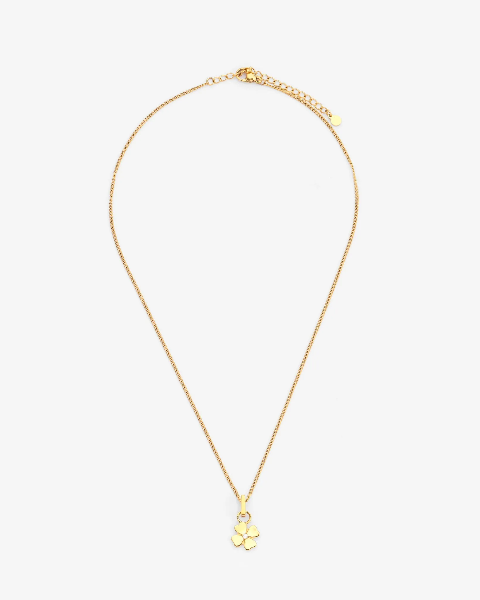 Flower Necklace - Gold