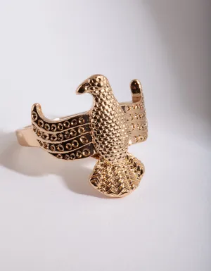 Gold Eagle Ring