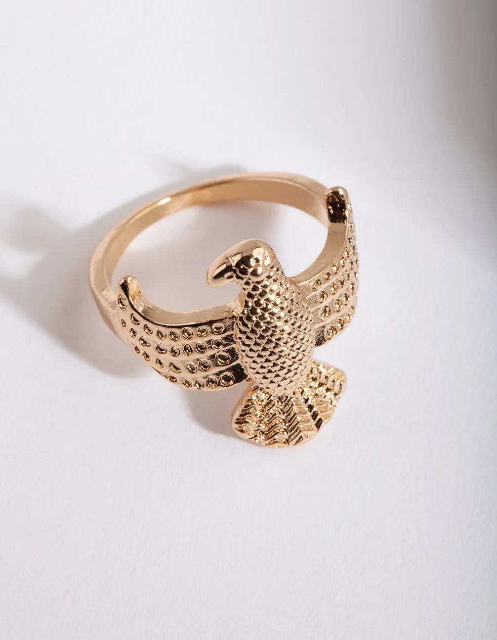 Gold Eagle Ring