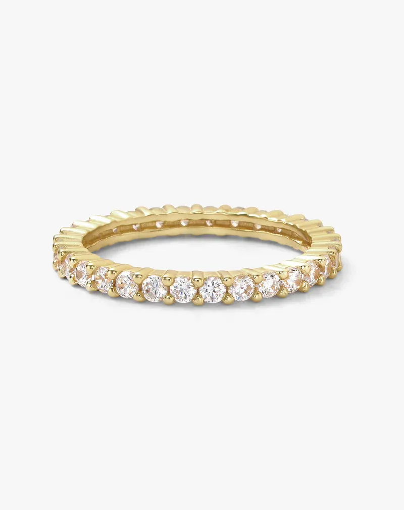 Heiress Ring - Gold/White