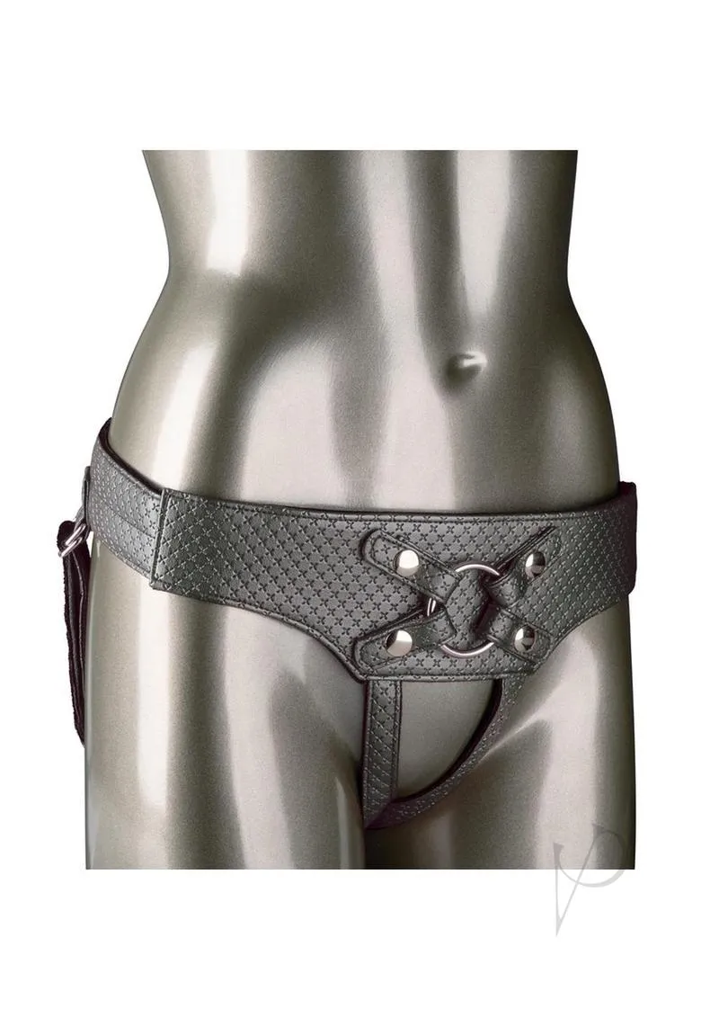 Her Royal Harness The Regal Empress Adjustable Harness Pewter