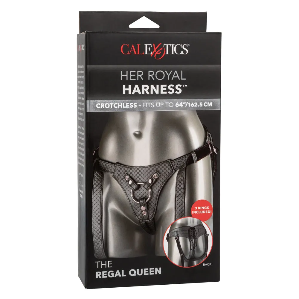 Her Royal Harness The Regal Queen Corset Lace-Up Strap-On Harness