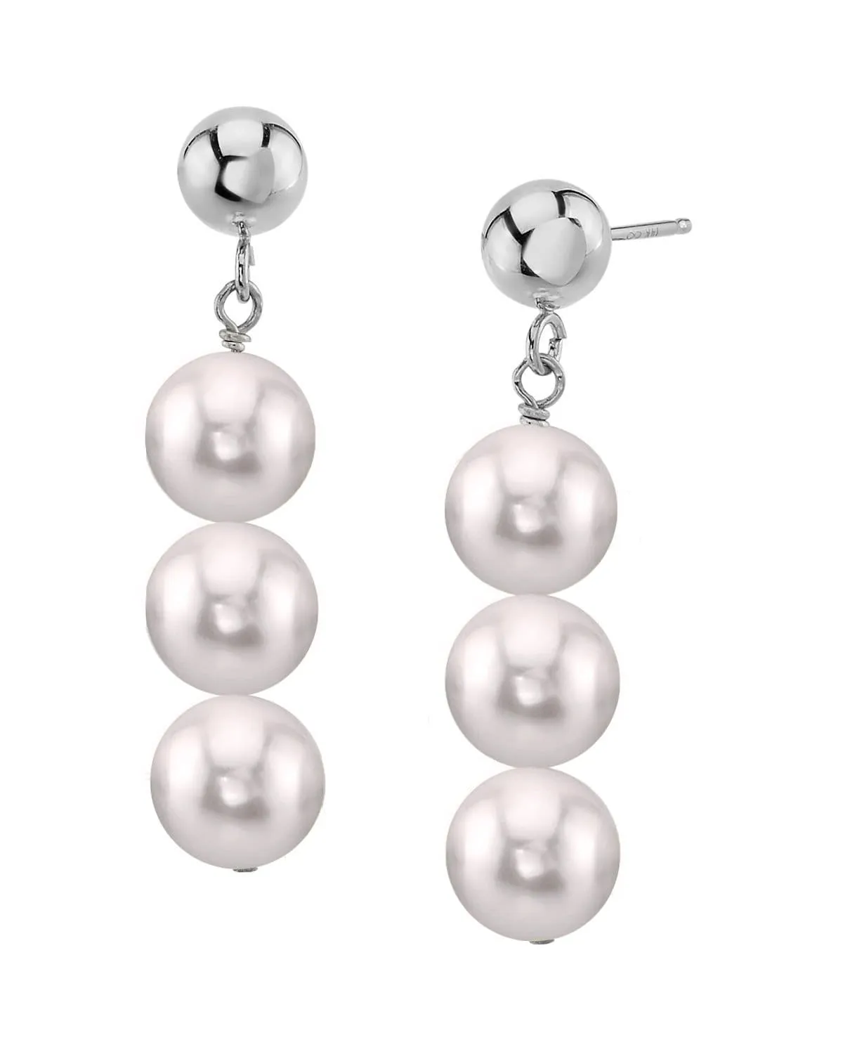 Japanese Akoya Pearl Celeste Earrings