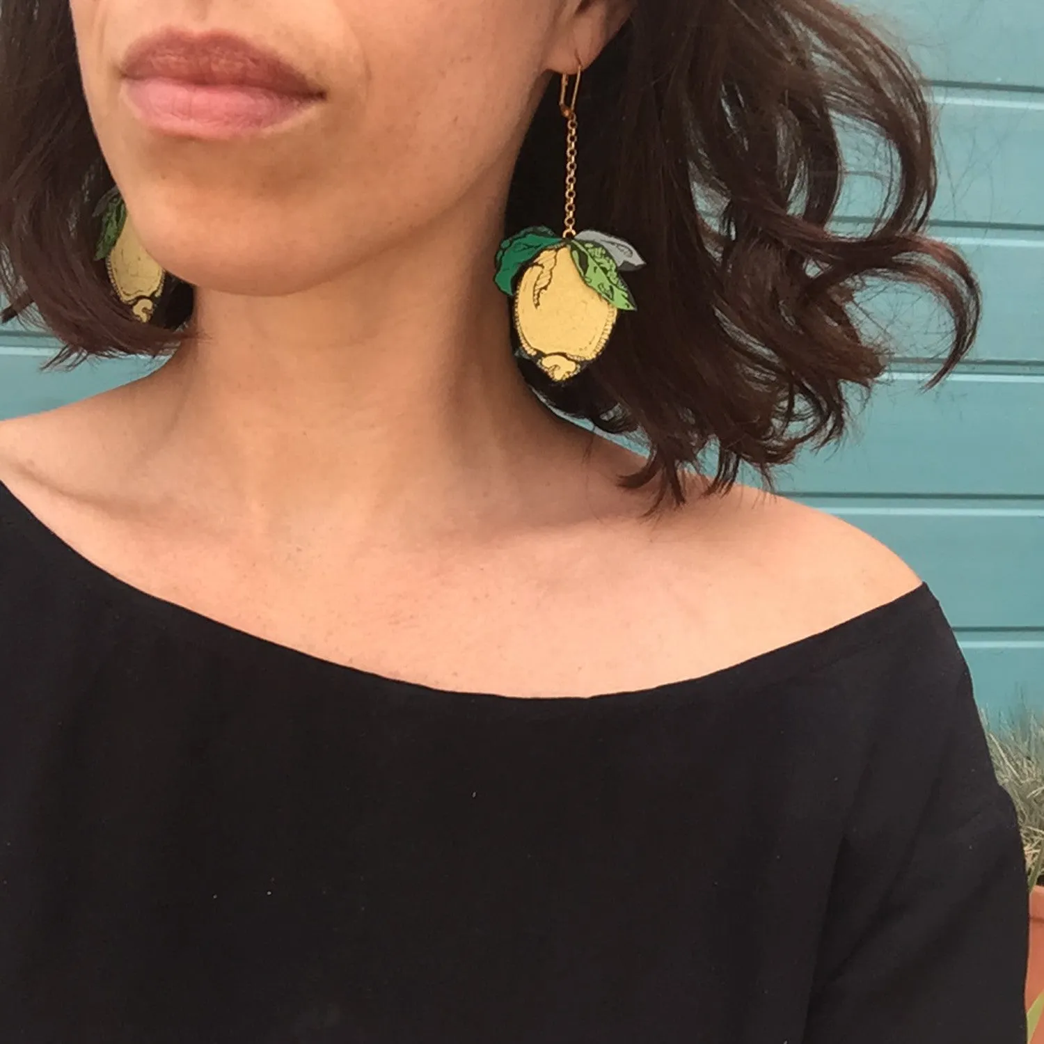 LEMON . earrings