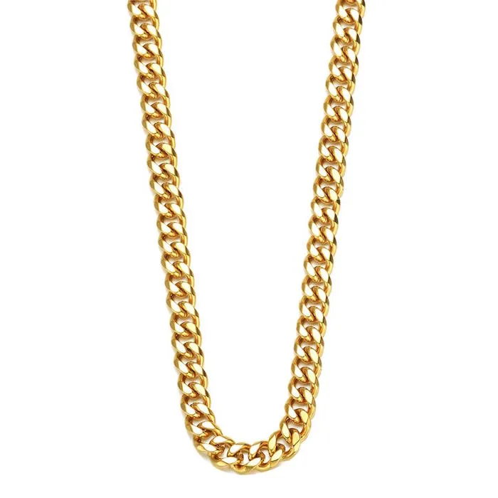 Mister Curve Curb Gold Chain