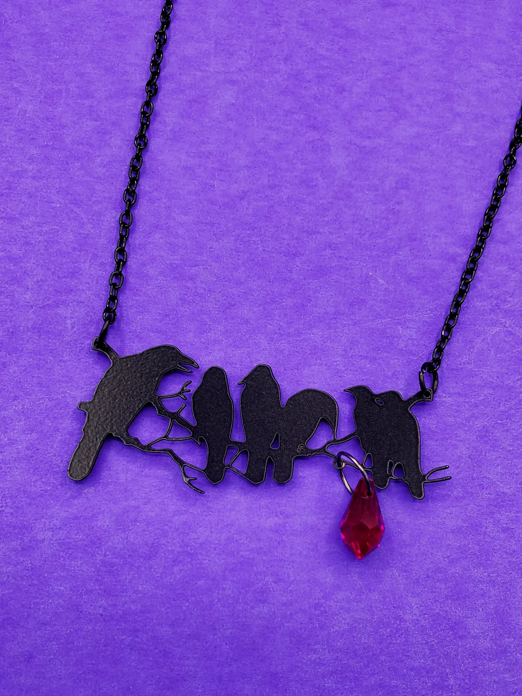 Murder of Crows Necklace