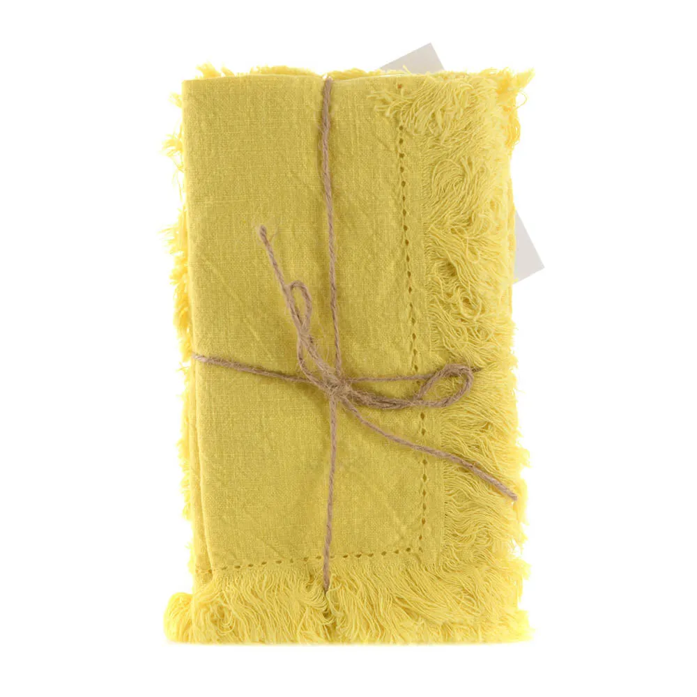 NAPKIN Avani Set of 4 Yellow 40x40cm