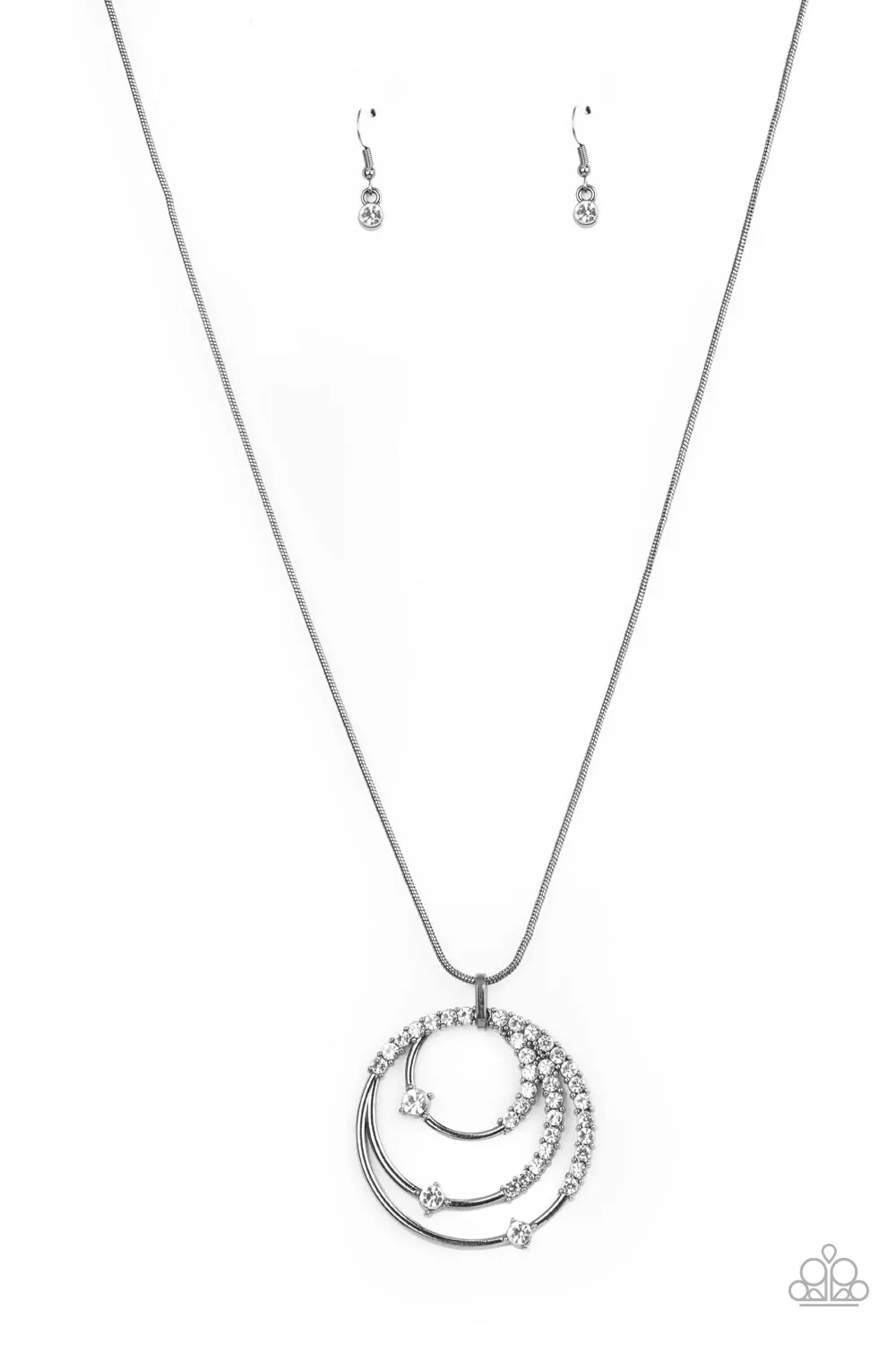 Necklaces Ecliptic Elegance - Black