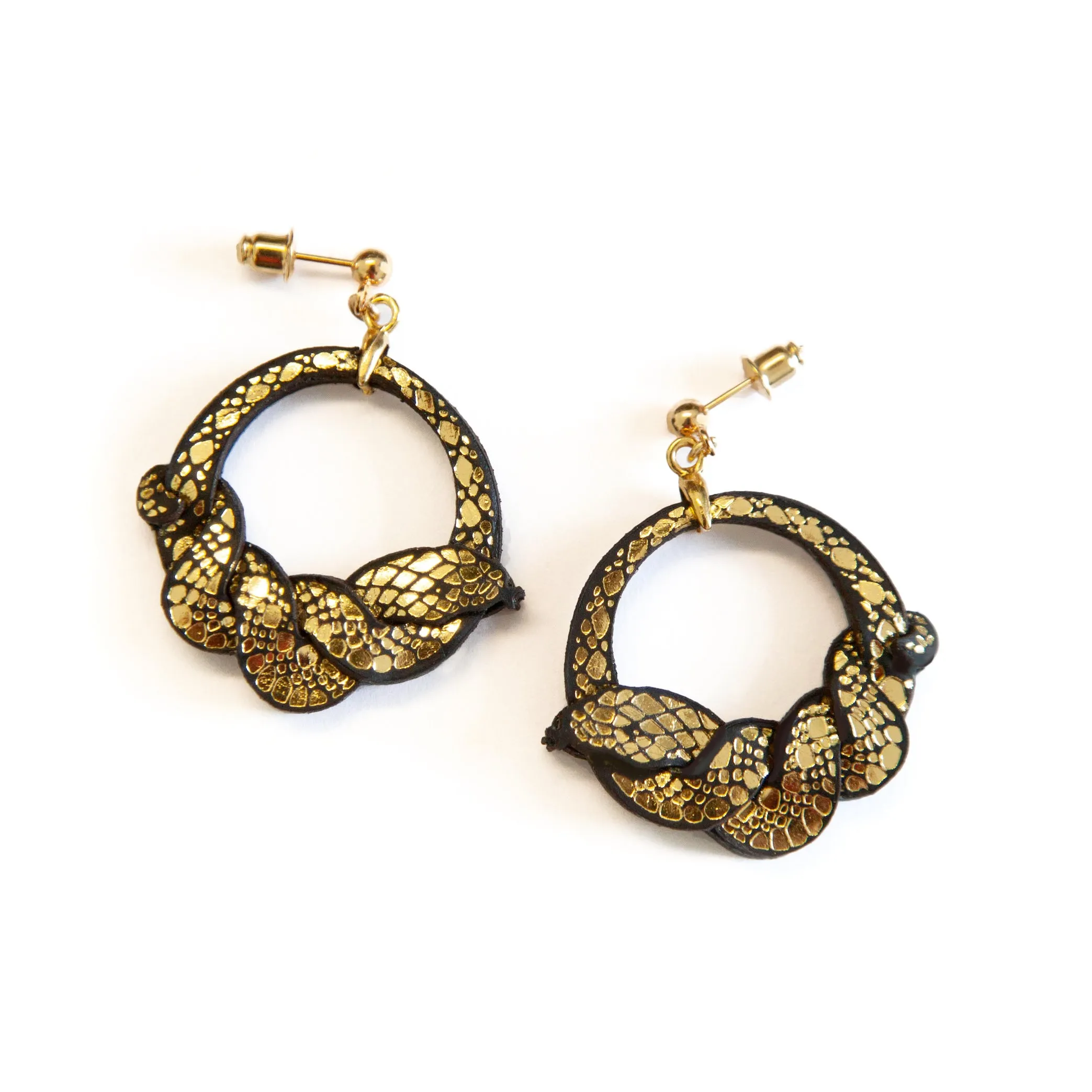 OUROBOROS . hoop earrings