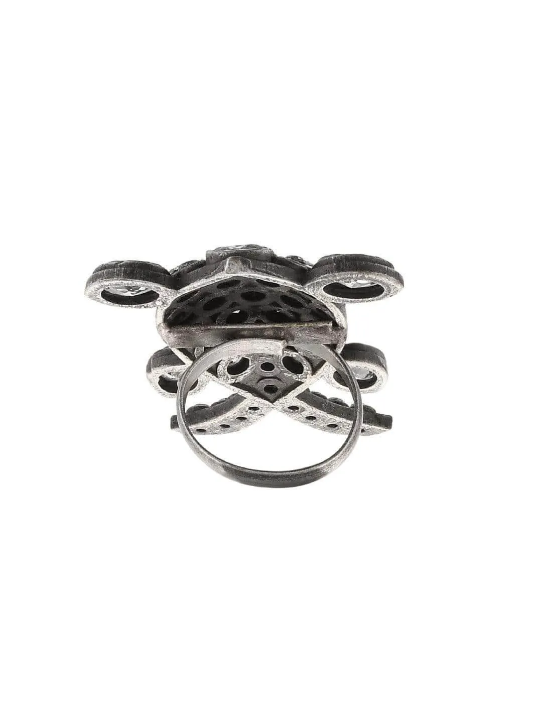 Oxidised Beam Matsya Ring