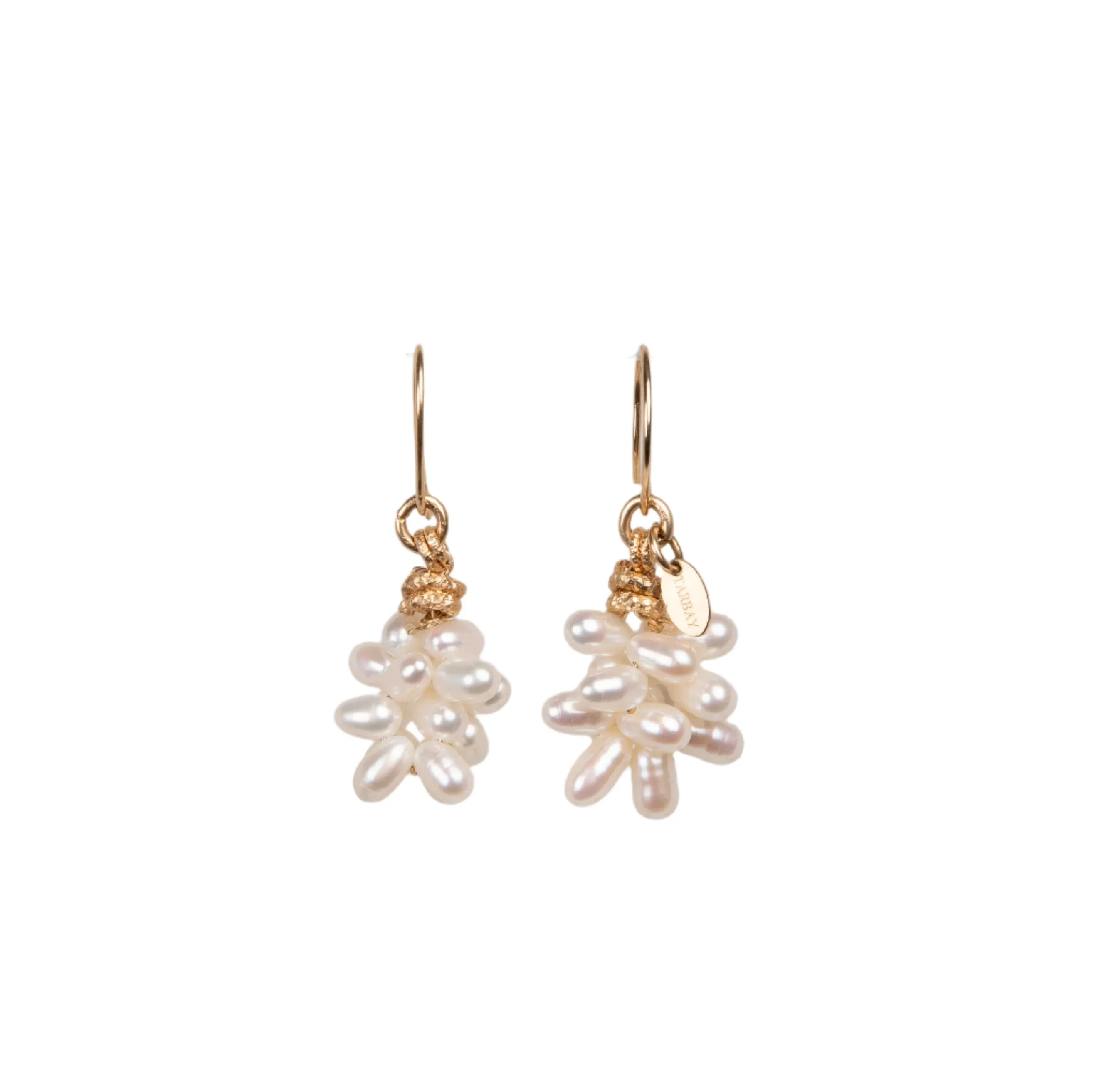 Paola Earrings #3 (40mm) - Pearl