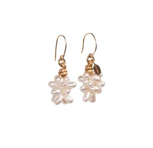 Paola Earrings #3 (40mm) - Pearl