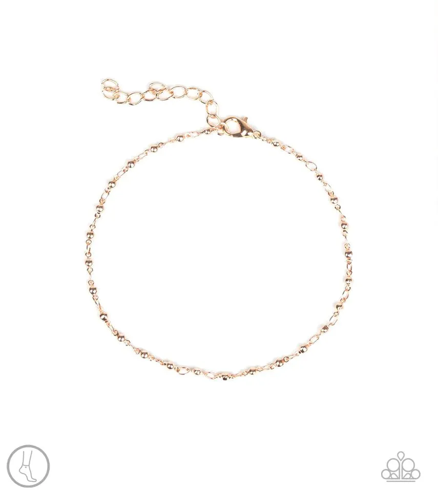 Paparazzi Bracelet ~ Shore Shimmer - Rose Gold