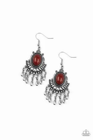 Paparazzi Earring ~ Onward and Westward - Brown