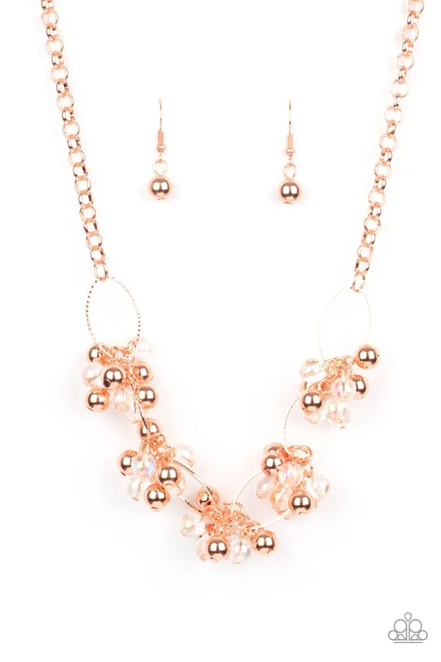 Paparazzi Necklace ~ Effervescent Ensemble - Copper