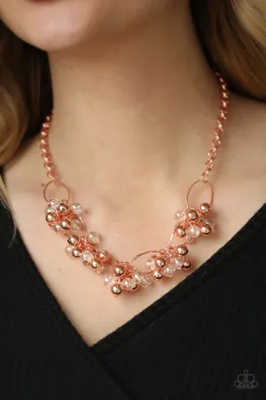 Paparazzi Necklace ~ Effervescent Ensemble - Copper