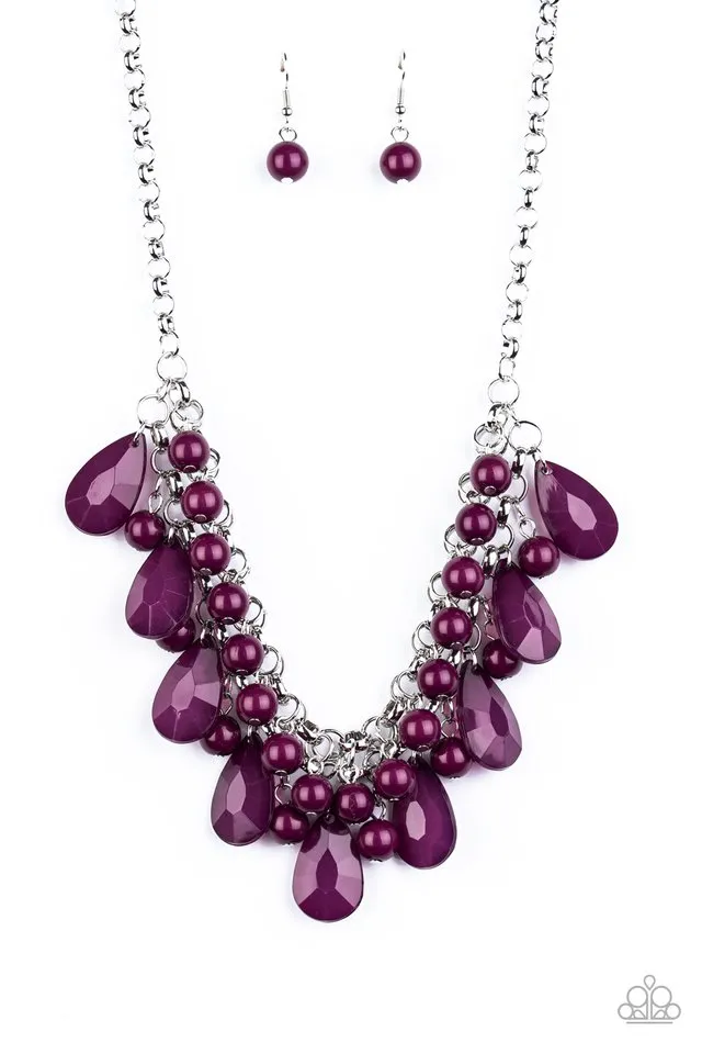 Paparazzi Necklace ~ Endless Effervescence - Purple