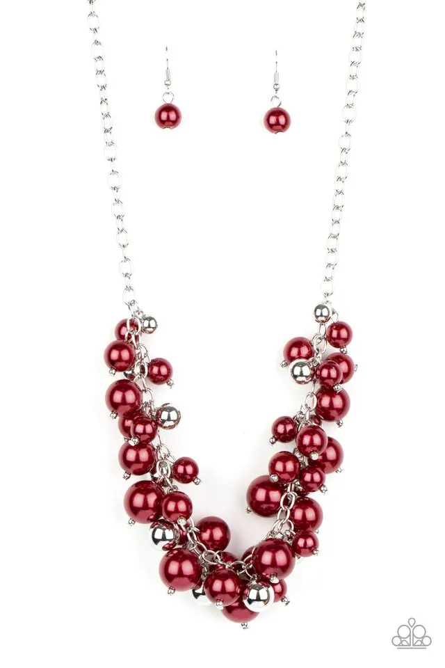 Paparazzi Necklace ~ Uptown Upgrade - Red