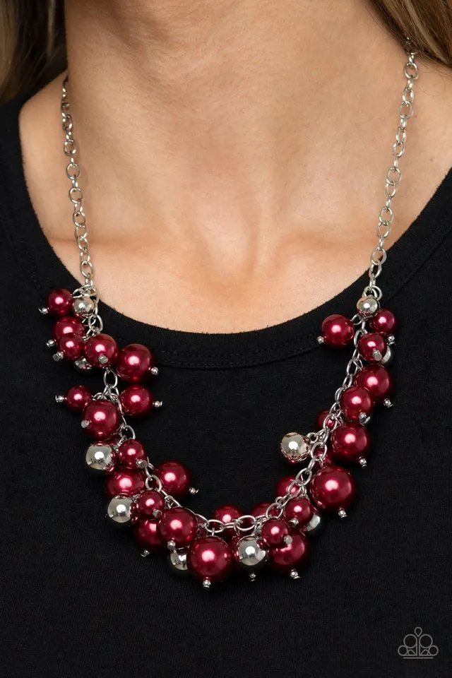 Paparazzi Necklace ~ Uptown Upgrade - Red